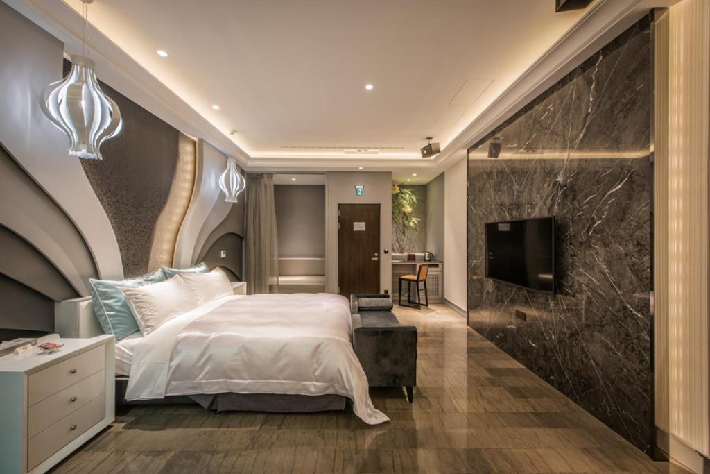 Green Palm Motel Viên Lâm Ngoại thất bức ảnh